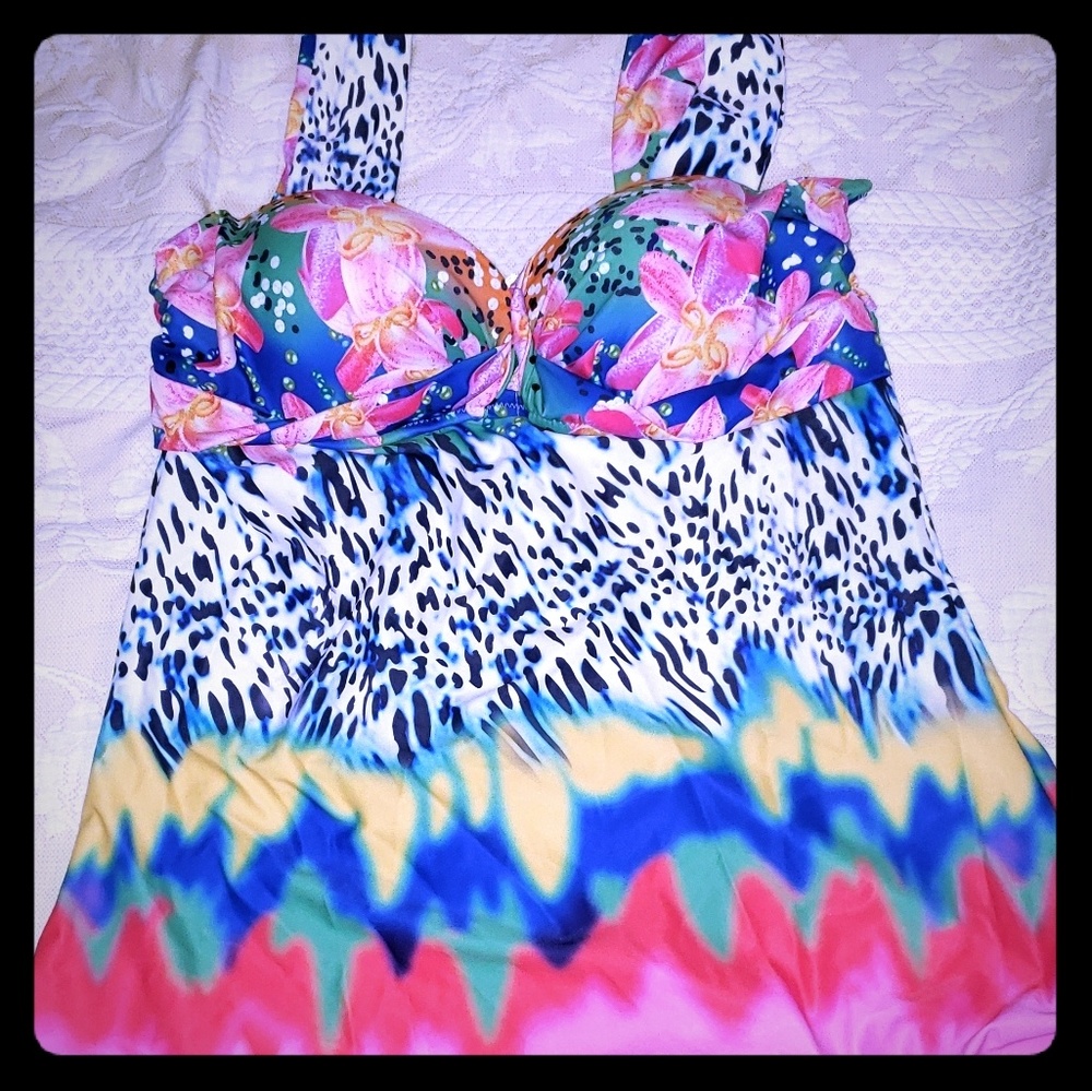Tankini with Boy Shorts